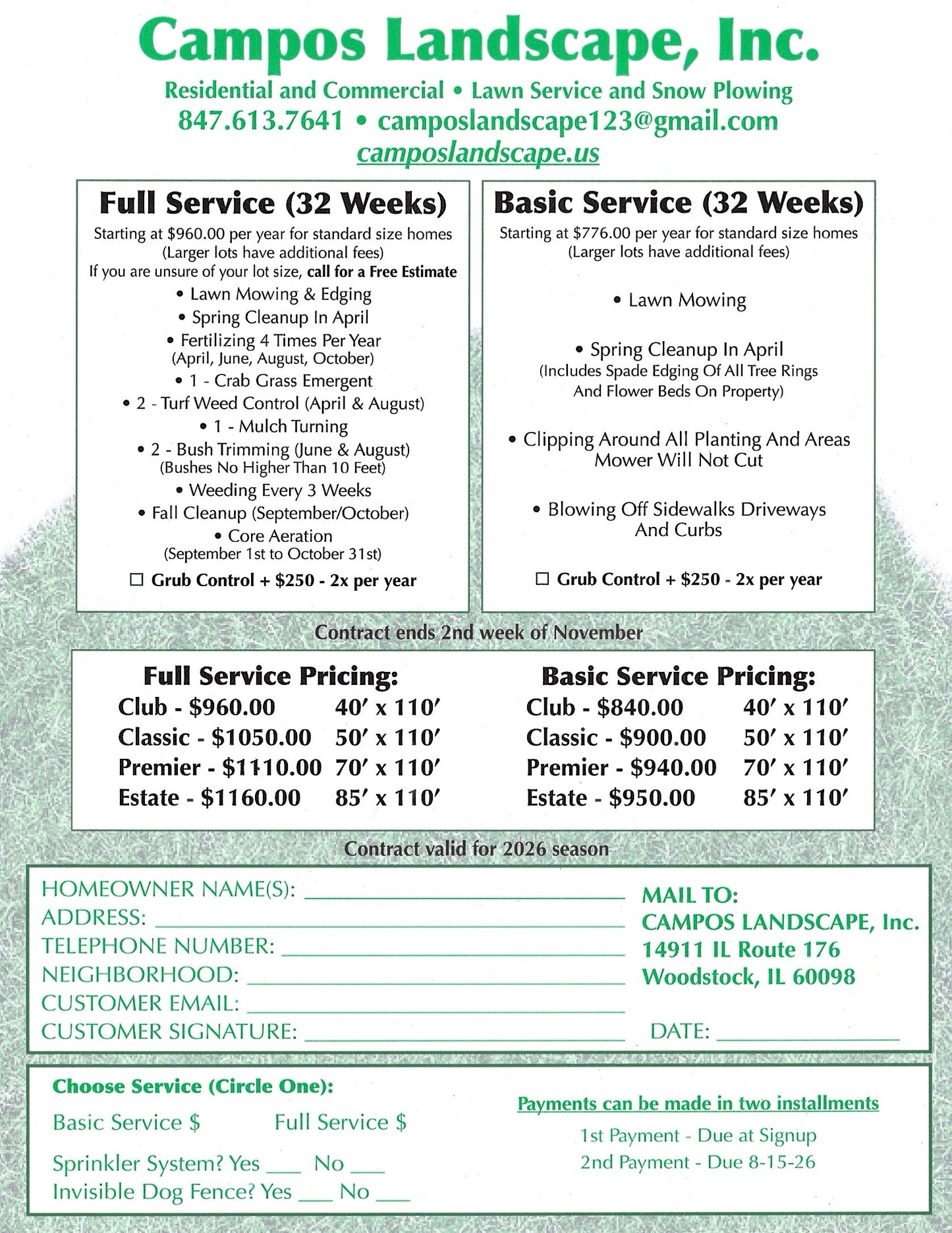 Sun City Full service 2026